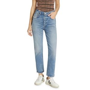 Agolde Ripley Light Wash Distressed Jeans Size 26